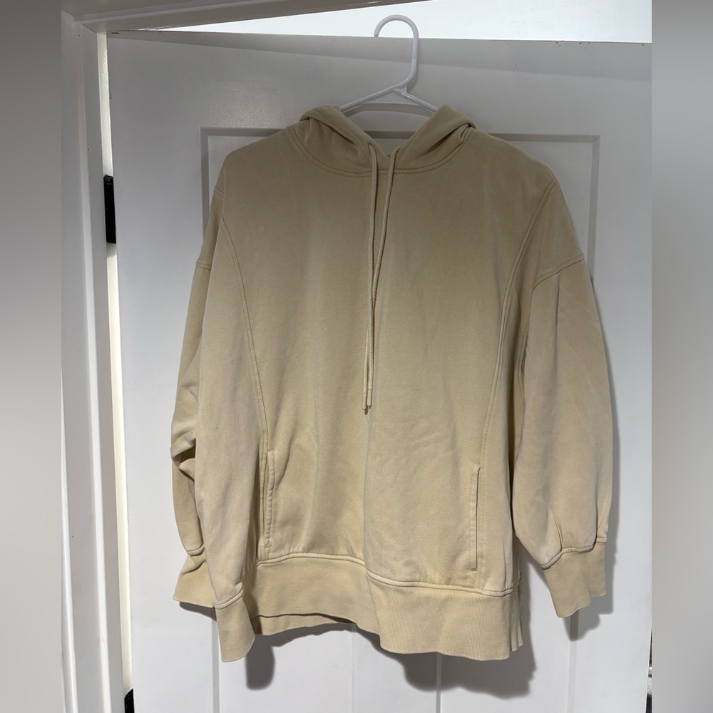 Women's Cream Hoodie Sweatshirt